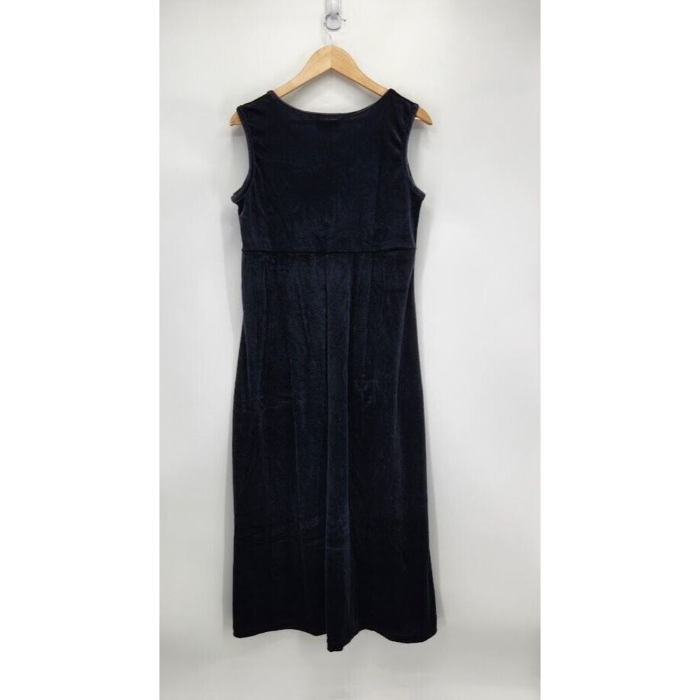 Diane von Furstenberg The Color Authority 2-Piece Dress Set Black Velvet Medium - Picture 4 of 6